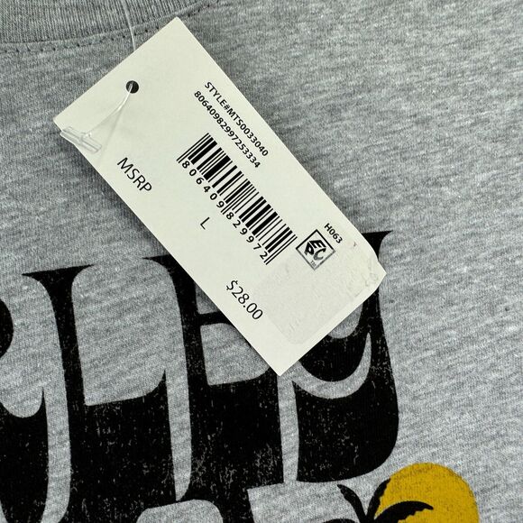 Hurley Mens Everyday Aloha Graphic Short Sleeve T-Shirt Gray L - Picture 2 of 5